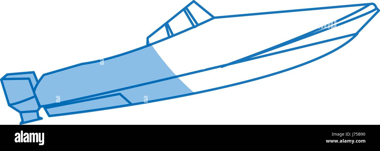 Trasporto barca avventura costoso sport Illustrazione Vettoriale