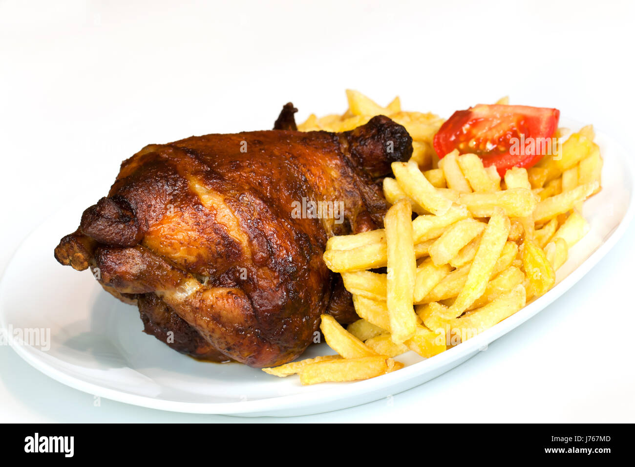 Isolato opzionale barbecue grill barbeque insalubrious pollo gastronomia chiosco Foto Stock