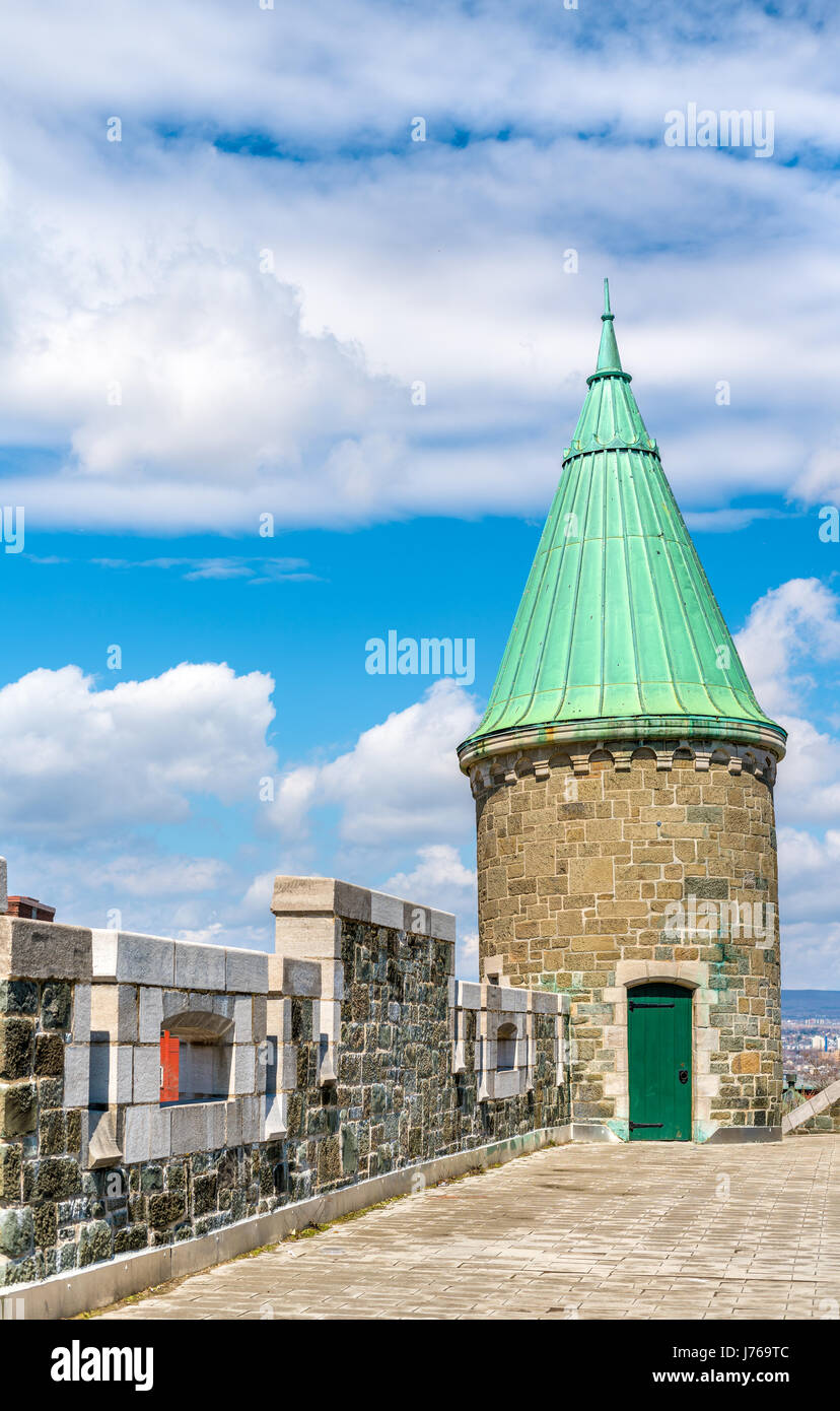 Torre di San Giovanni porta in Quebec City, in Canada Foto Stock