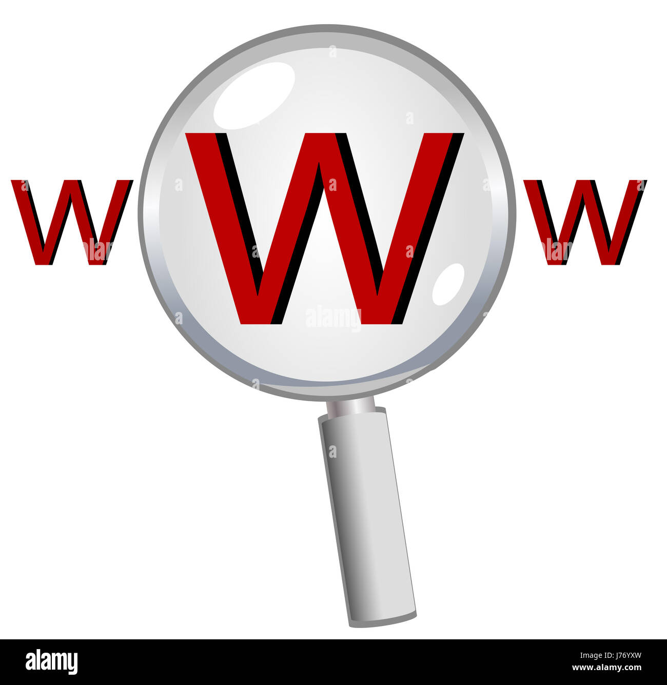 Lupe - www Foto Stock