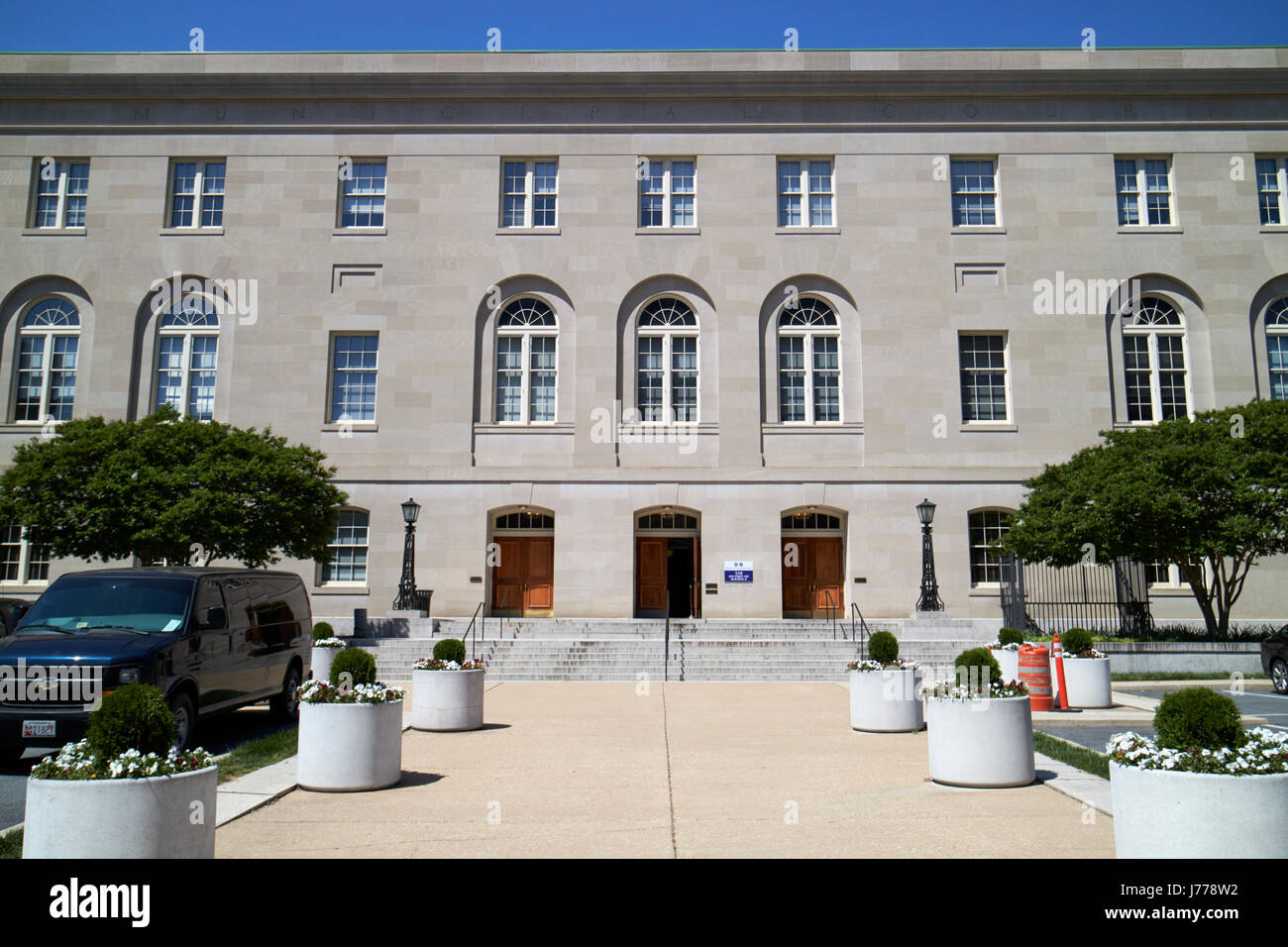 Corte Superiore del Distretto di Columbia edificio b magistratura Washington Square DC USA Foto Stock