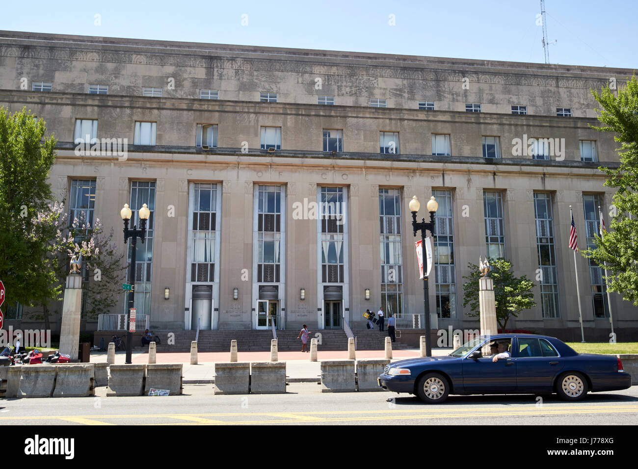 Henry j daly edificio Metropolitan Police headquarters magistratura square Washington DC USA Foto Stock