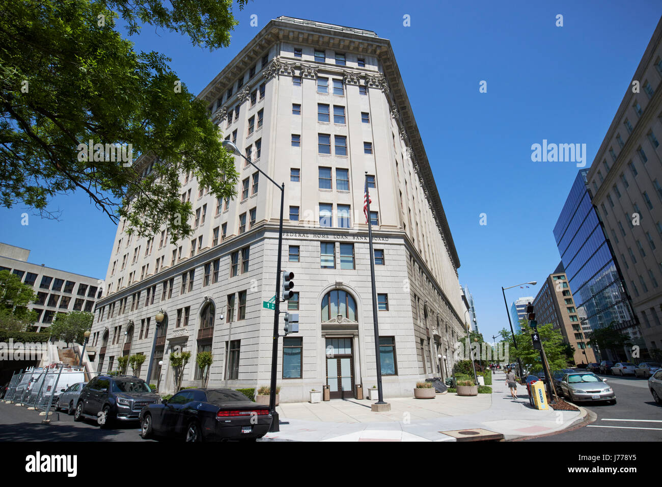 Federal home loan bank board building Washington DC USA Foto Stock