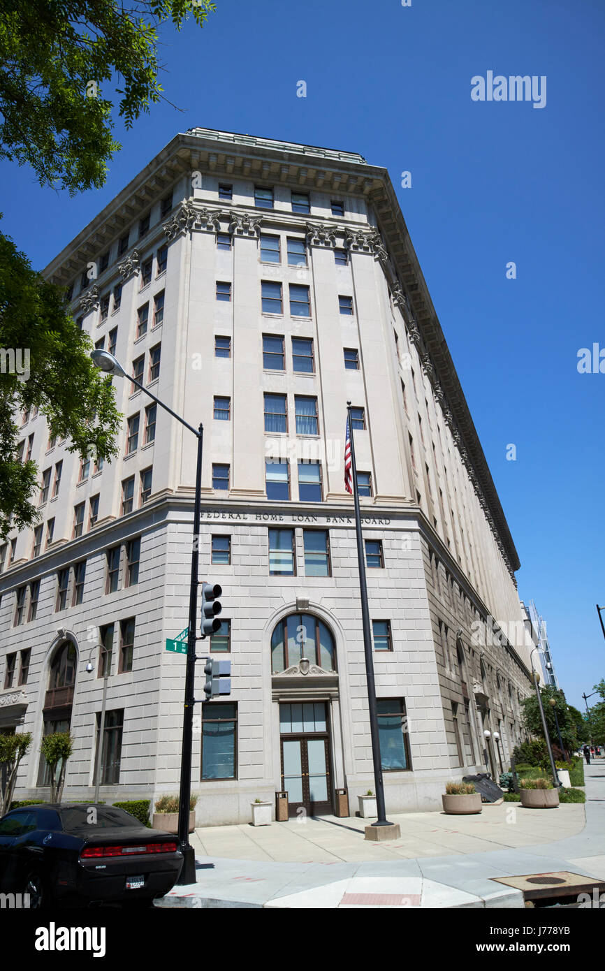Federal home loan bank board building Washington DC USA Foto Stock