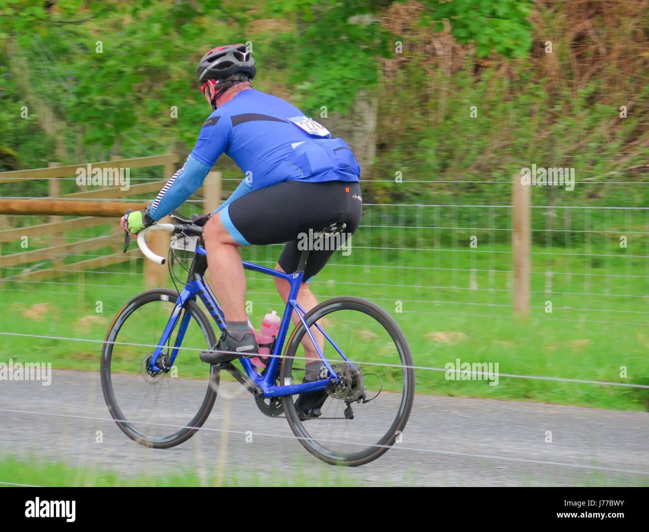 Etape Caledonia di eventi per il ciclo di Perthshire Foto Stock