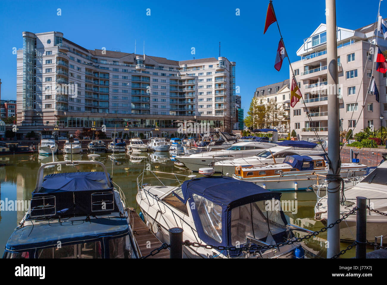 Il Chelsea Harbour Hotel e Chelsea Harbour Marina, Londra Foto Stock