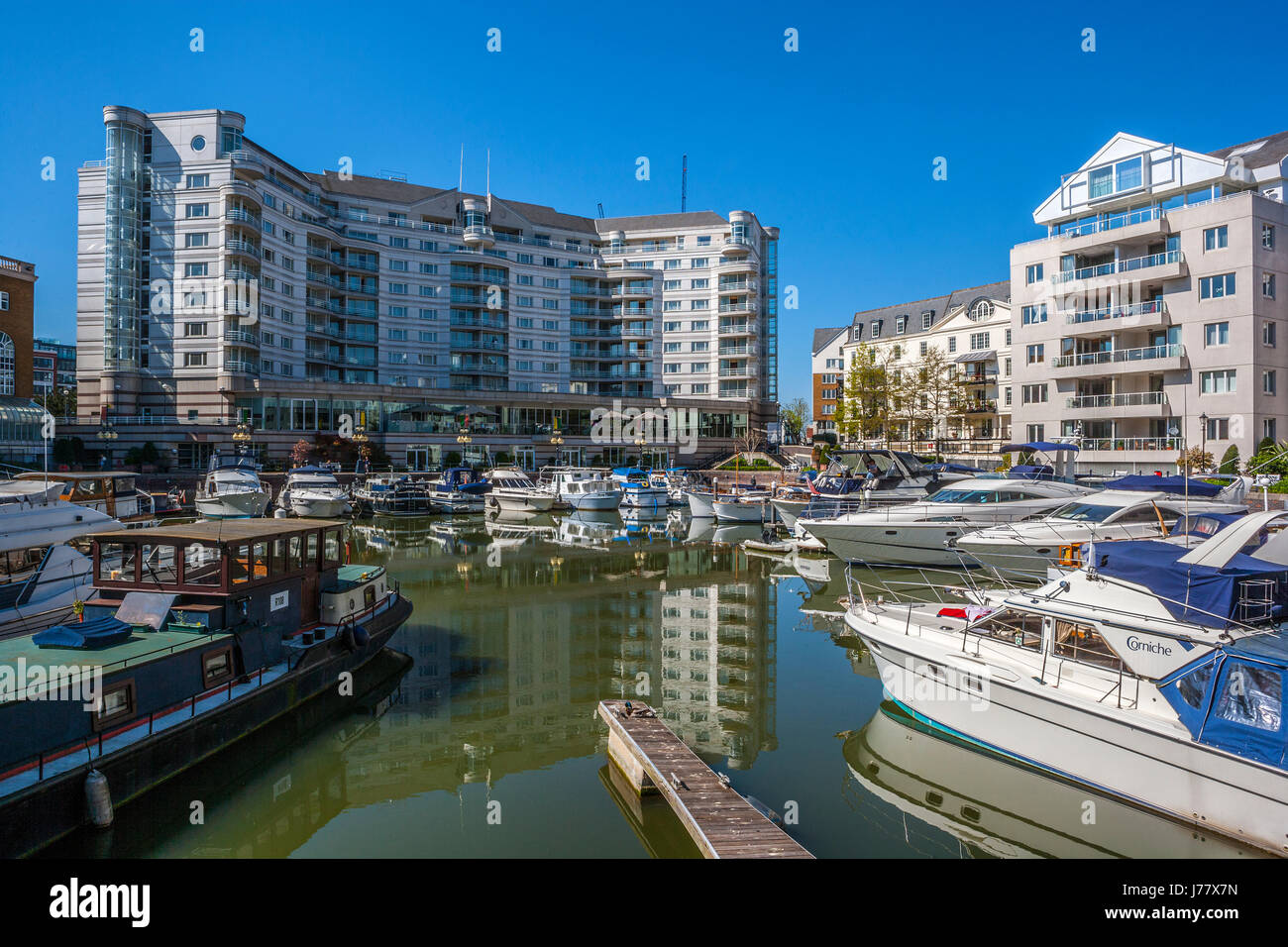 Il Chelsea Harbour Hotel e Chelsea Harbour Marina, Londra Foto Stock