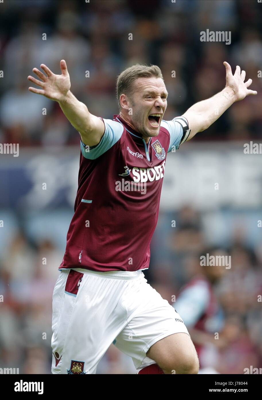 KEVIN NOLAN festeggia il West Ham United V Fulham FC UPTON PARK London Inghilterra 01 Settembre 2012 Foto Stock