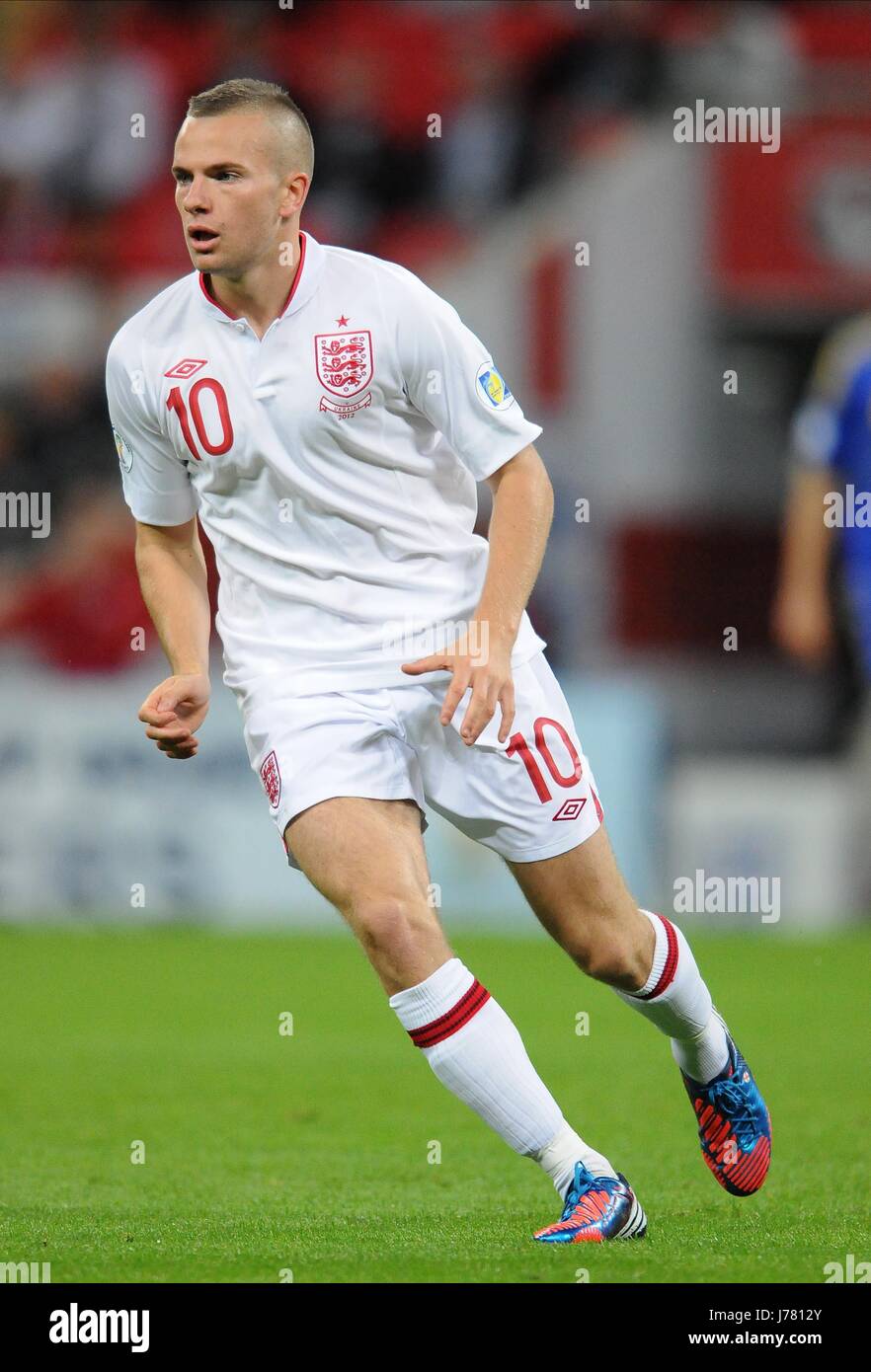 TOM CLEVERLEY INGHILTERRA MANCHESTER UNITED FC ENGLAND & MANCHESTER UNITED FC stadio di Wembley a Londra Inghilterra 11 Settembre 2012 Foto Stock