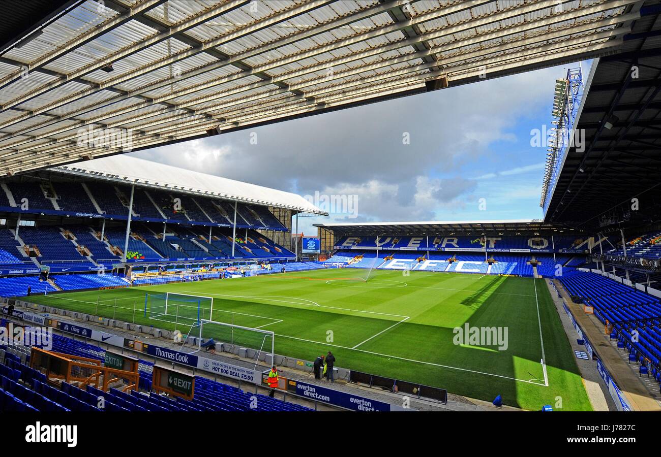 GOODISON PARK EVERTON FOOTBALL CLUB GOODISON PARK EVERTON INGHILTERRA 29 Settembre 2012 Foto Stock