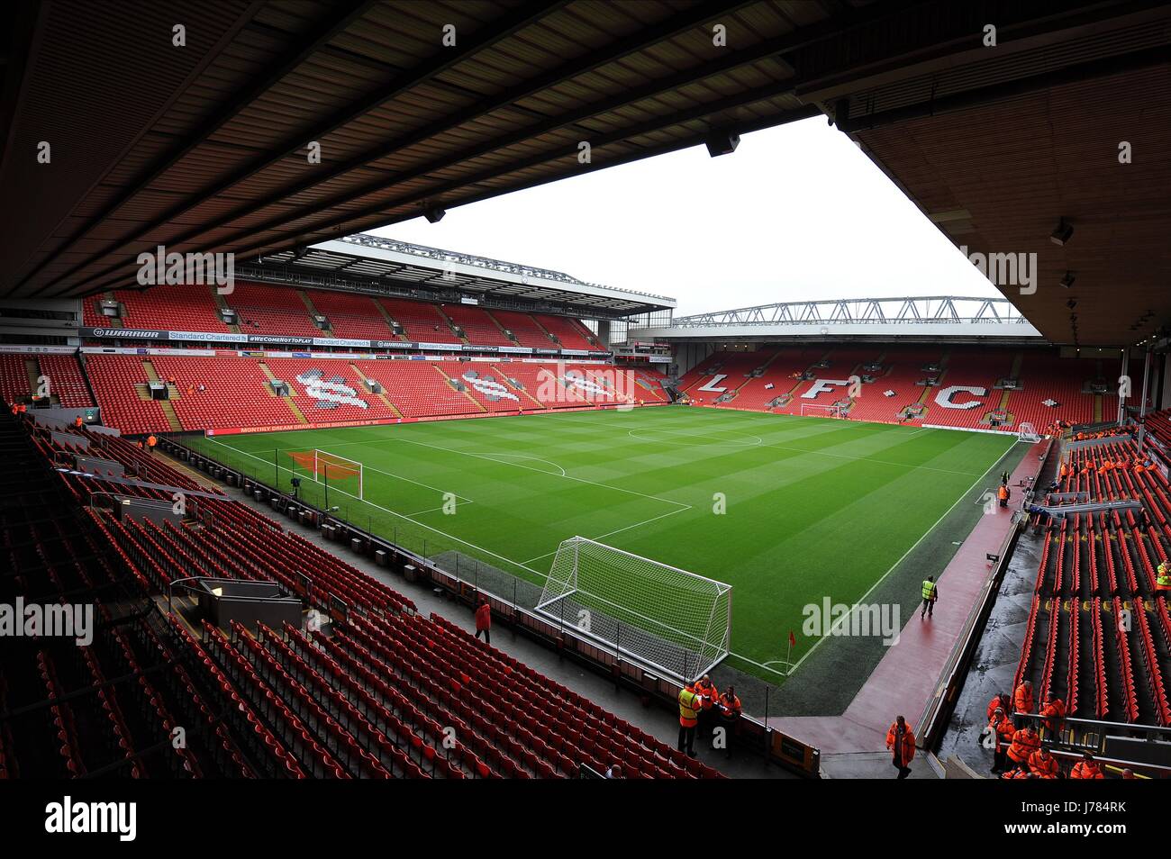 ANFIELD STADIUM Liverpool FC FOOTBALL GROUND Liverpool FC CALCIO ANFIELD LIVERPOOL ENGLAND 02 Settembre 2012 Foto Stock