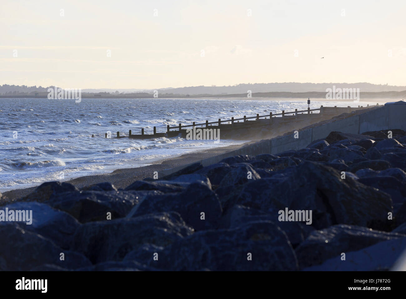 Struttura di frangionde, Regno Unito Foto Stock