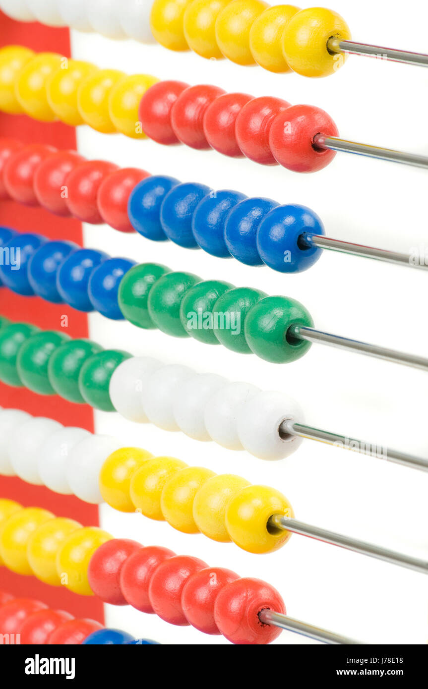 Colore colorato colorato splendida molteplici riccamente colorati calcolatrice Foto Stock