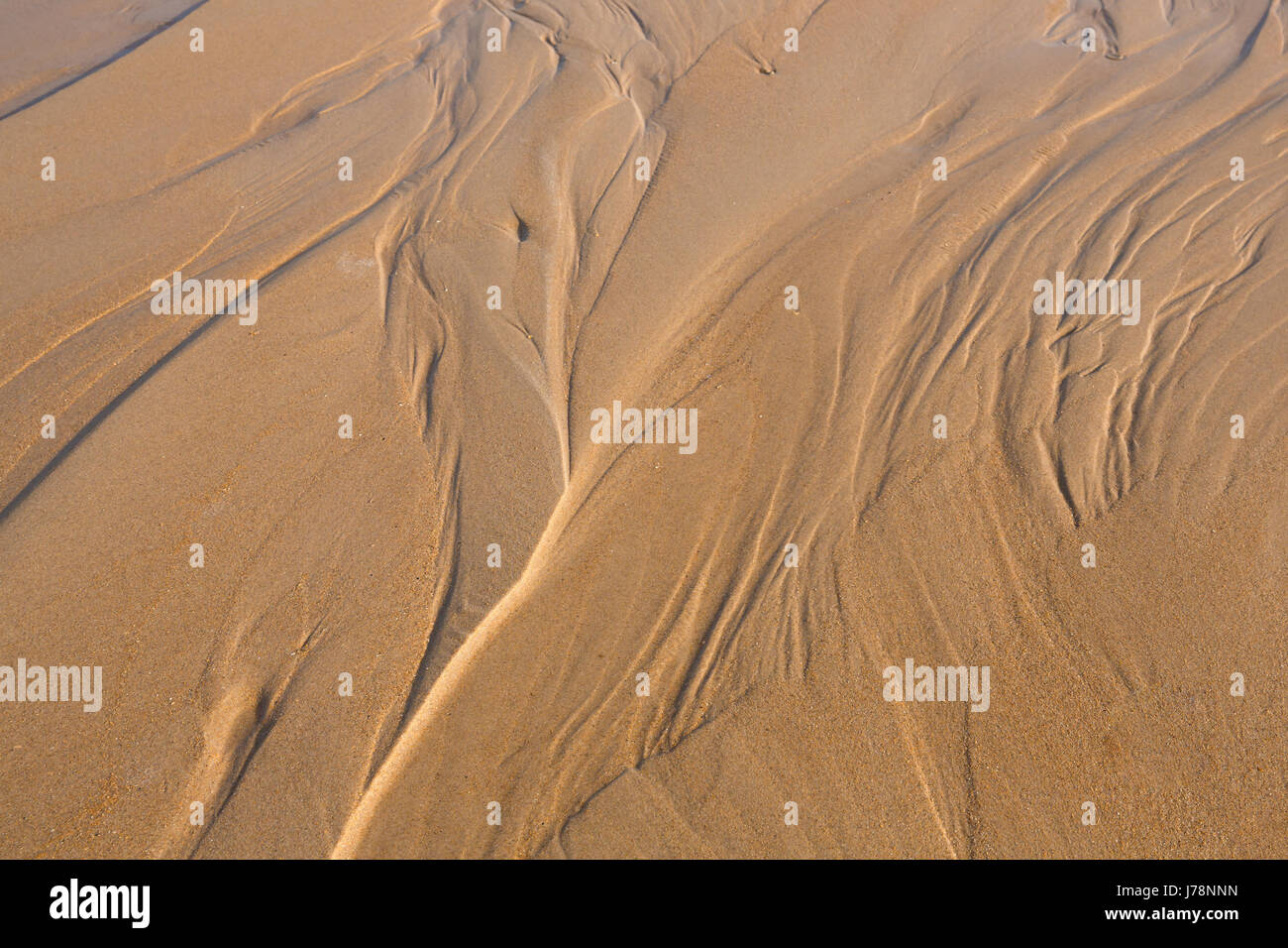 Pattens nella sabbia Foto Stock