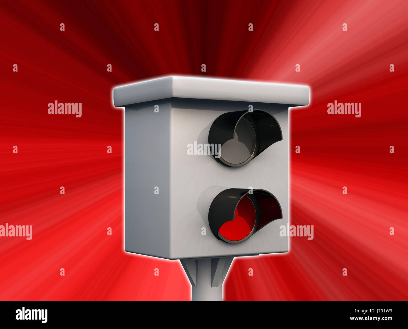 La sicurezza del traffico velocità radar radar di controllo trap per il controllo del traffico aereo foto flash flash Foto Stock