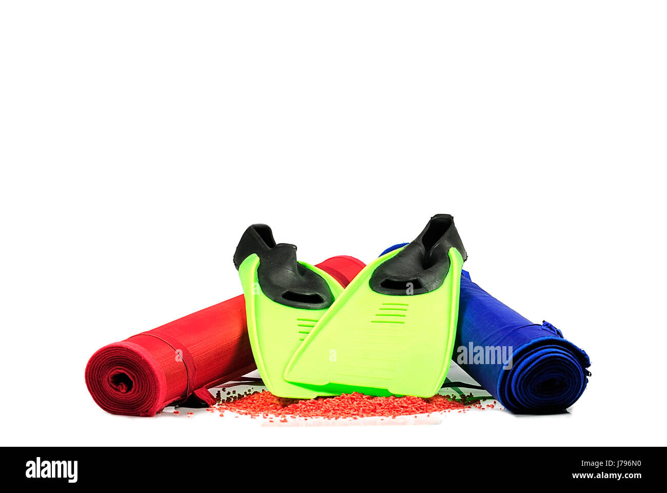 Sabbia rossa 2 immersioni Foto Stock