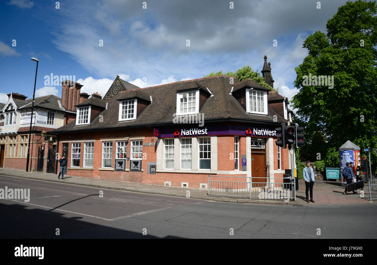 NatWest Bank ramo su Otley Road a Leeds Foto Stock