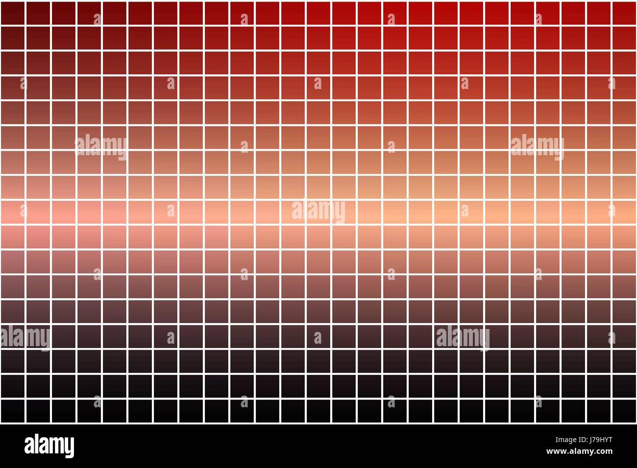 Rosso arancione viola vettore astratto mattonelle quadrate di colore bianco su sfondo a mosaico Illustrazione Vettoriale