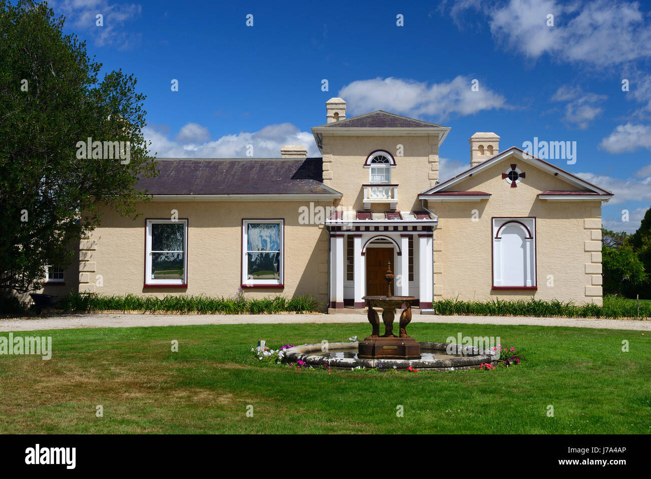 Casa principale a Woolmers Estate vicino a Longford in Tasmania, Australia Foto Stock