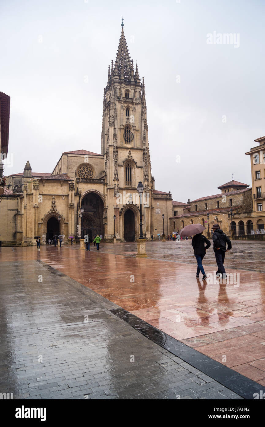 Cattedrale di Oviedo (Catedral de San Salvador, Asturias, Spagna Foto Stock