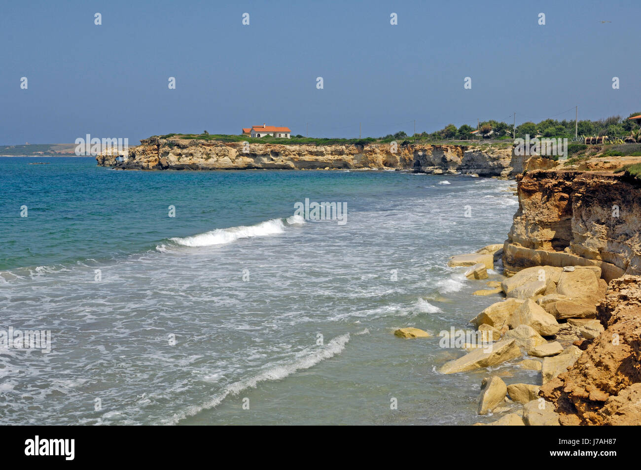 Spiaggia S'Arena Scoada, distretto di Oristano, Sardegna, Italia, Europa Foto Stock