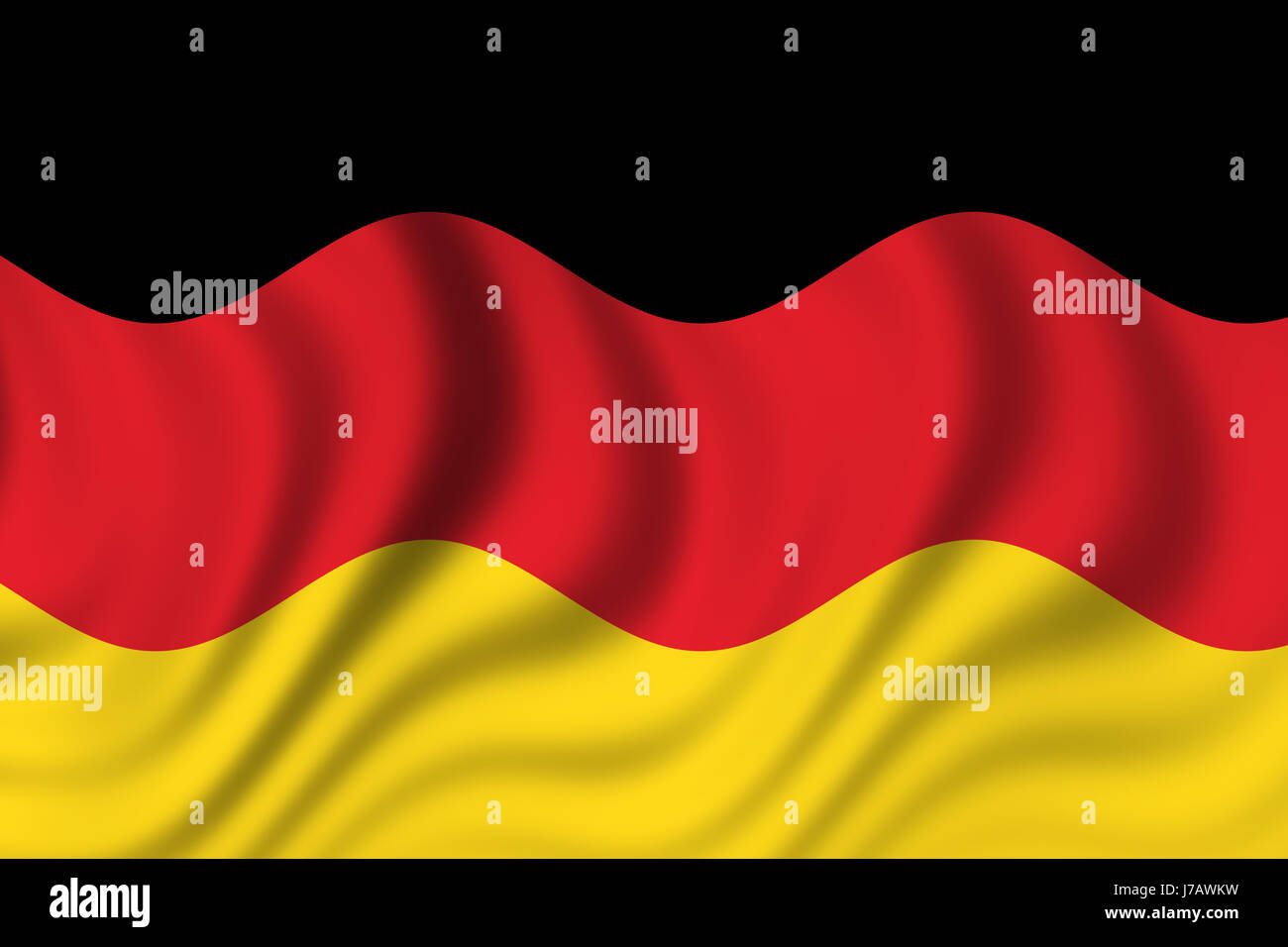 bandiera della Germania Foto Stock