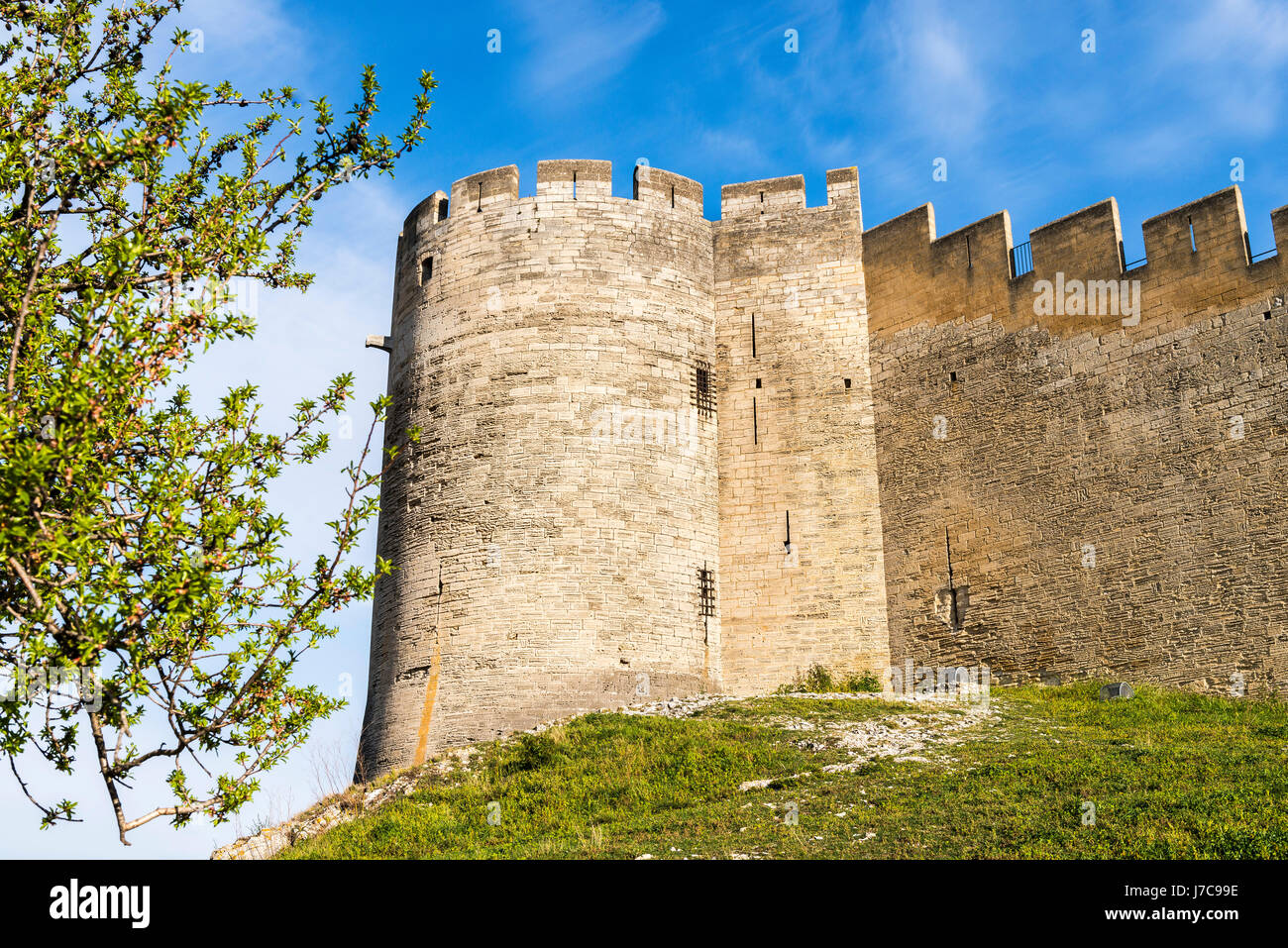 Le Fort Saint-André sur le Mont Andaon.Villeneuve-lès Avignon Gard Paca Francia Foto Stock