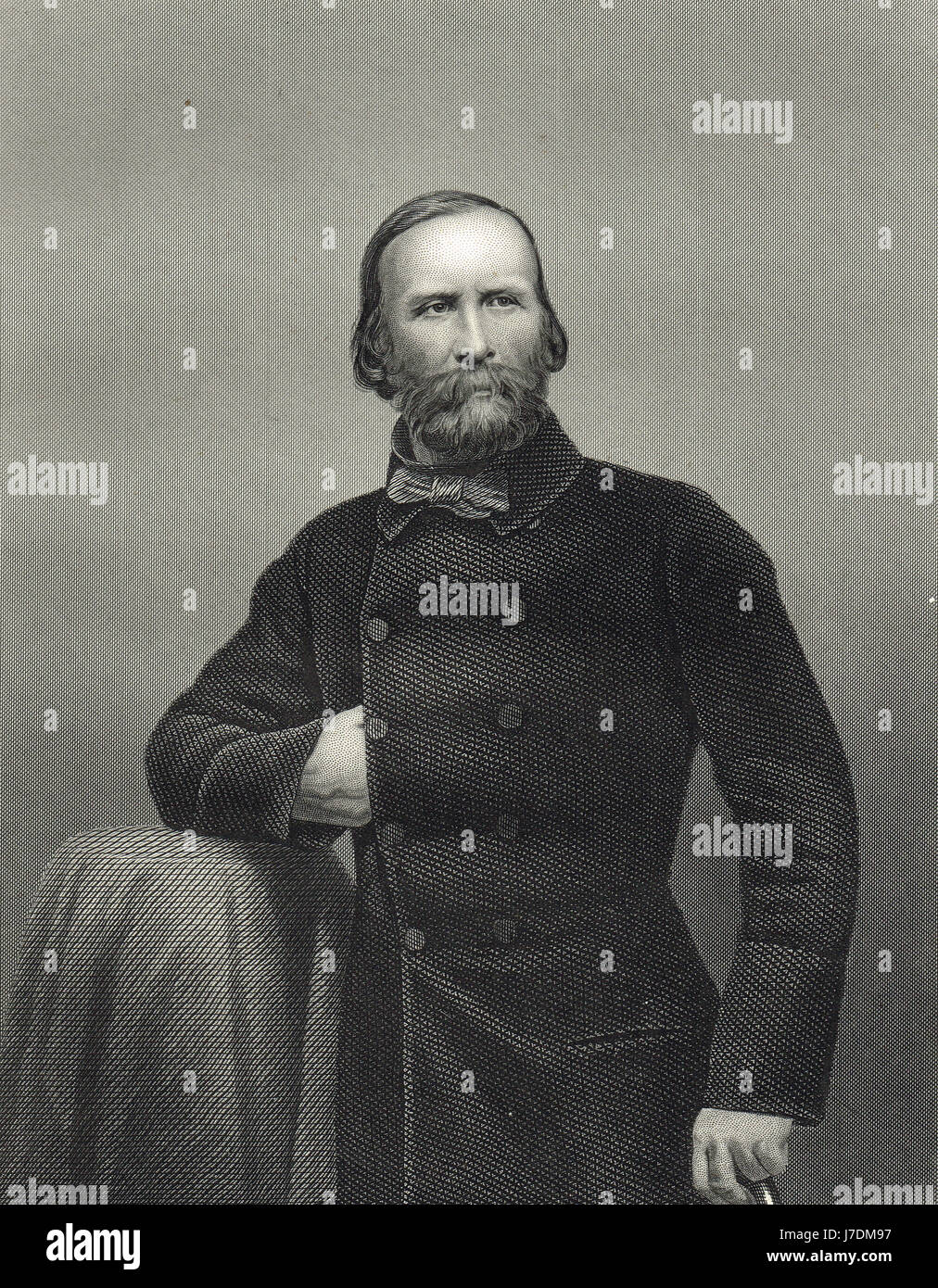 Giuseppe Garibaldi nazionalista italiana Foto Stock
