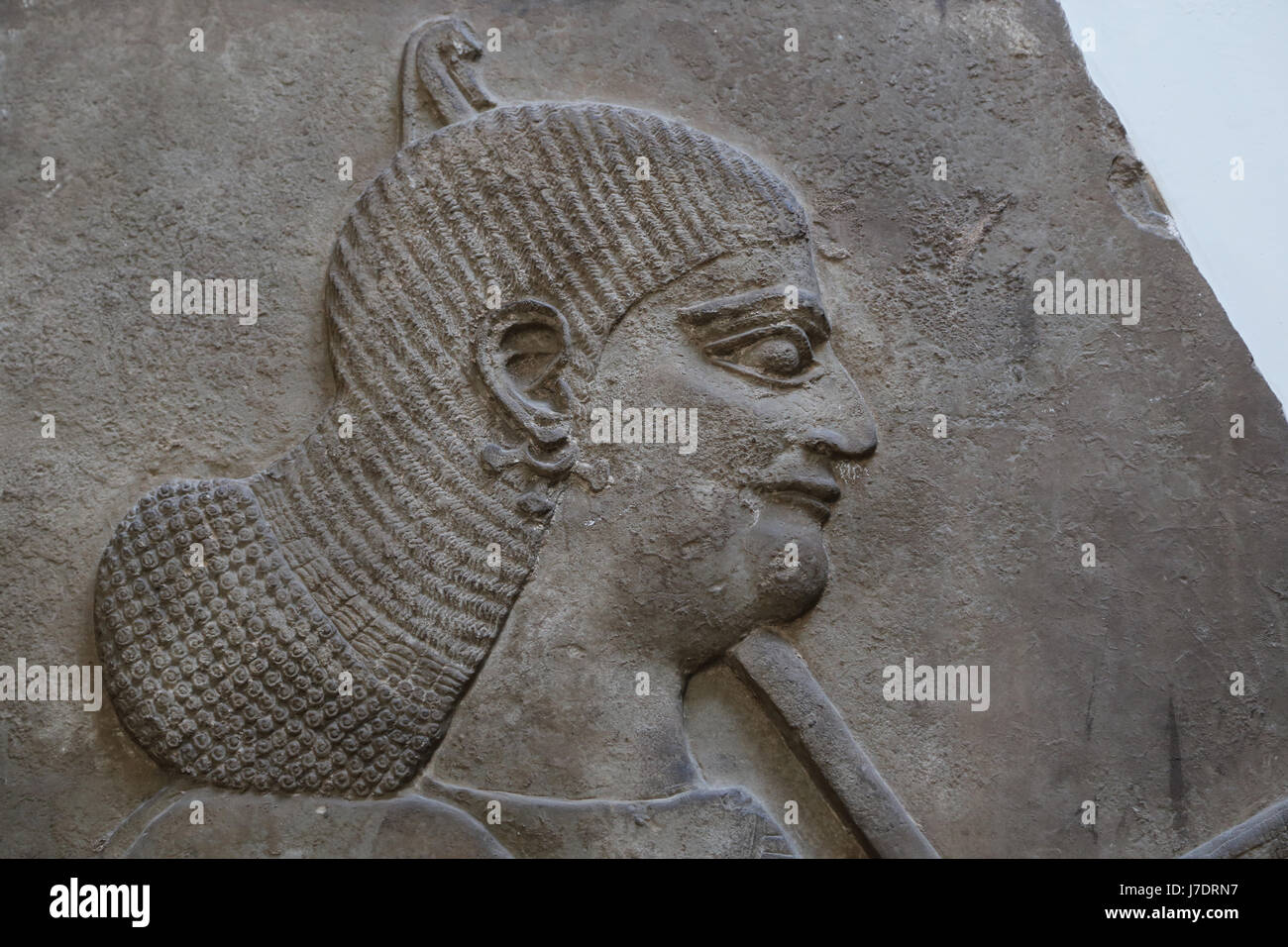 Bracci-portatore di venne Tiglat-Pilèzer III. Assira, circa 728 BC. Da Nimrud, Palazzo centrale. British Museum. Londra. Foto Stock