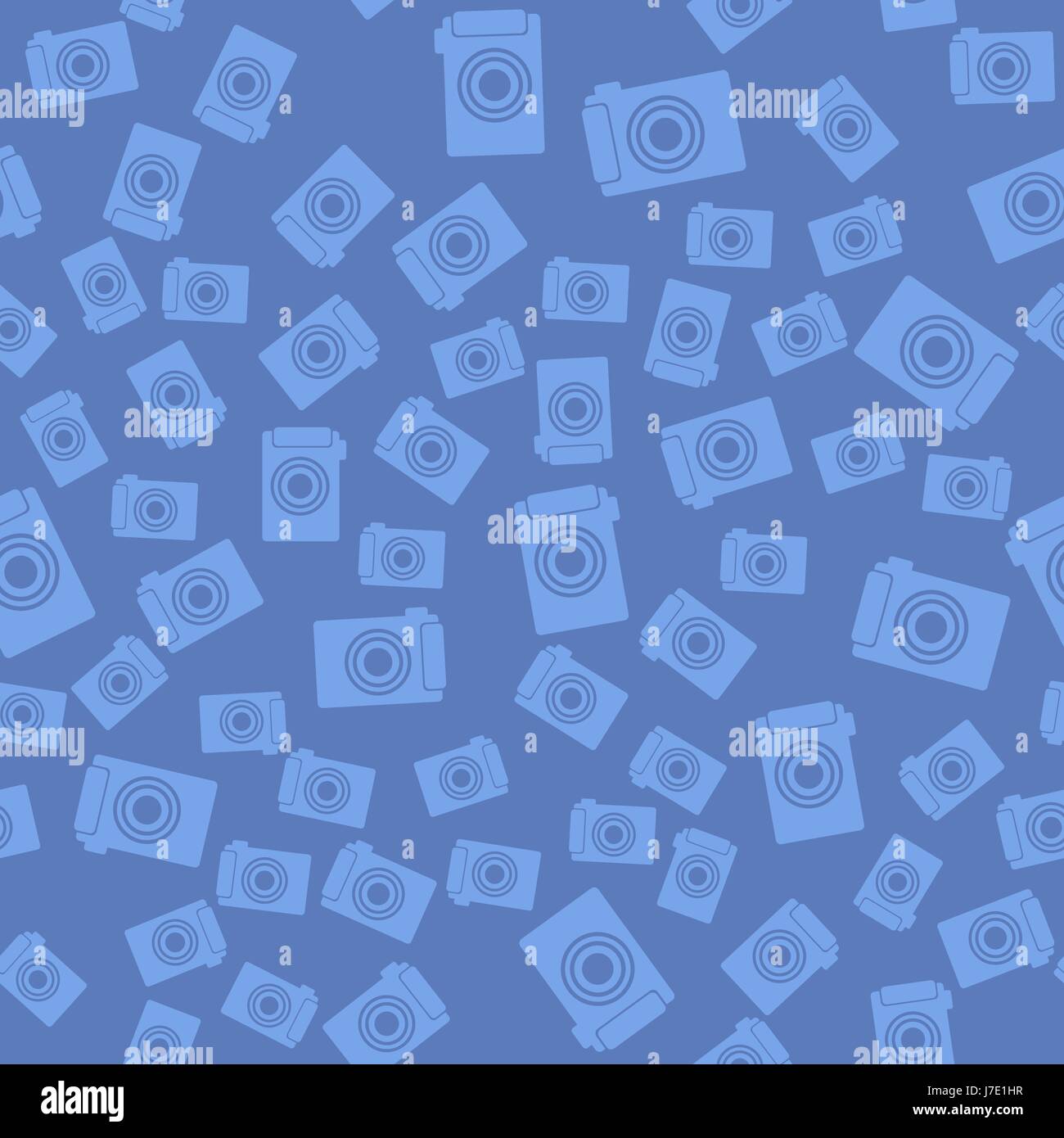 Fotocamera digitale icona modello senza giunture Illustrazione Vettoriale