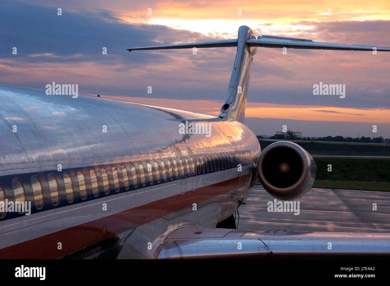 Aeromobile le operazioni a terra Foto Stock