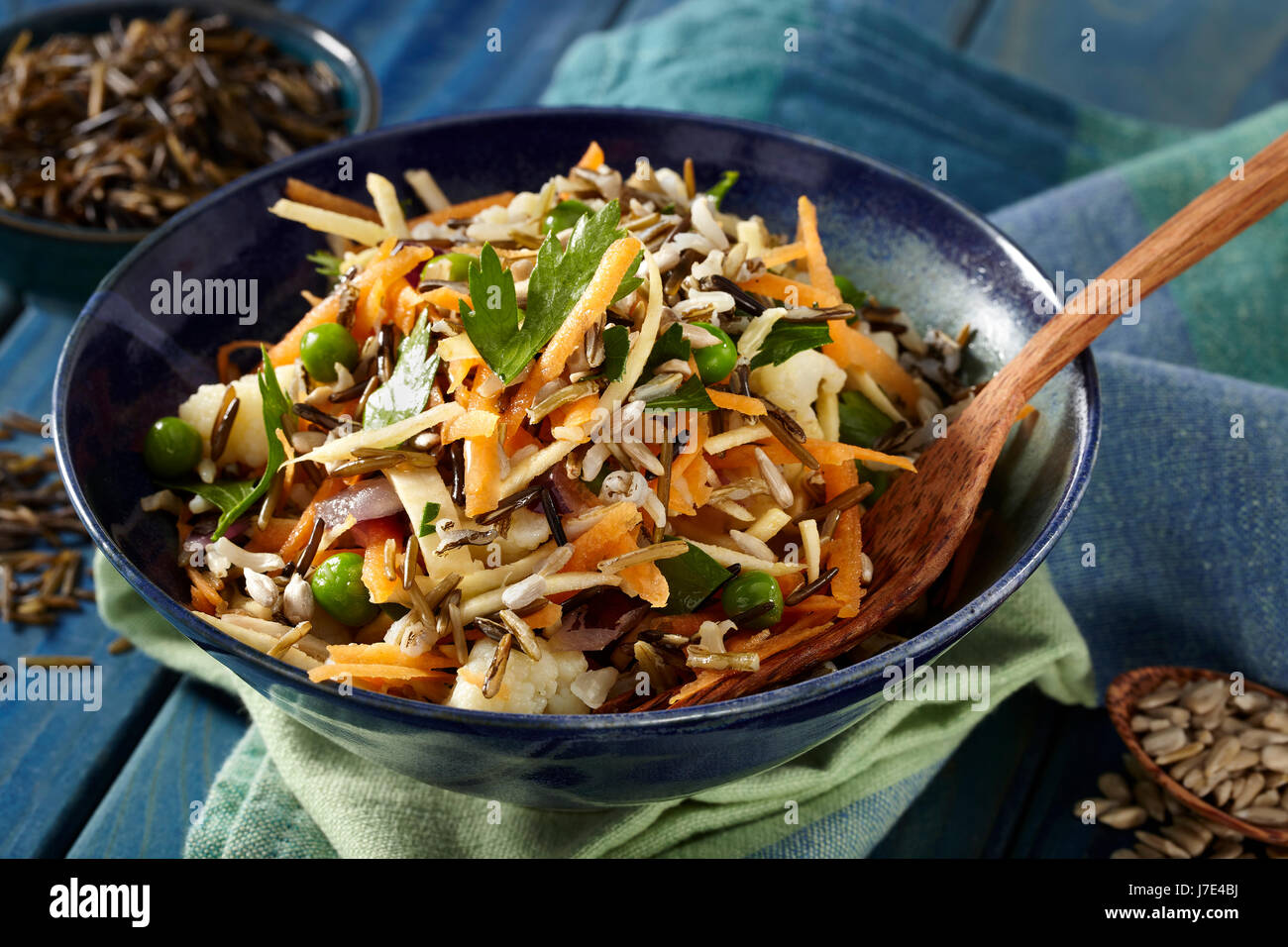 Insalata di riso selvatico Foto Stock