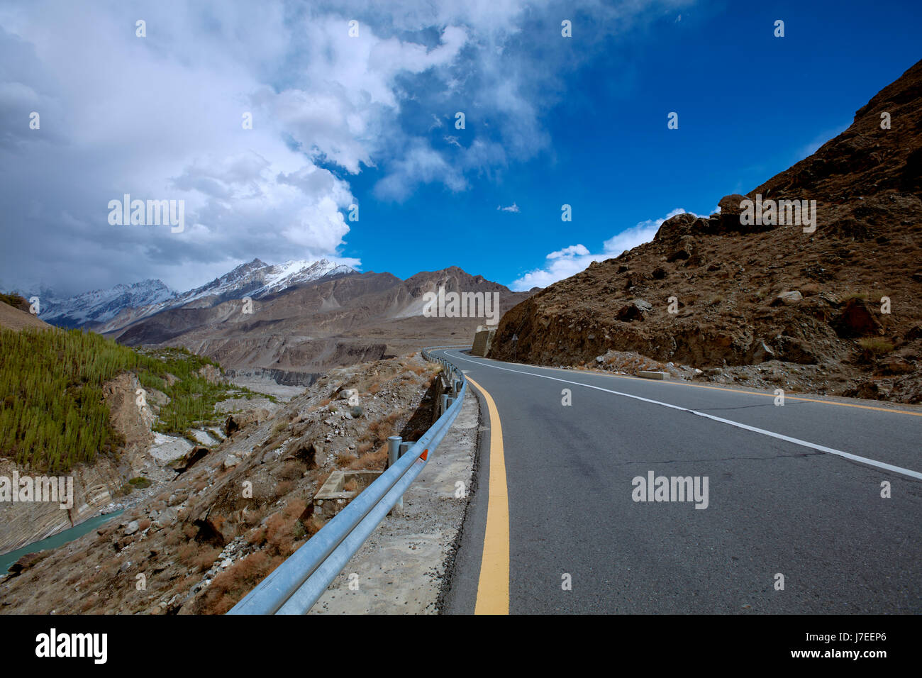 Karakoram Highway Foto Stock