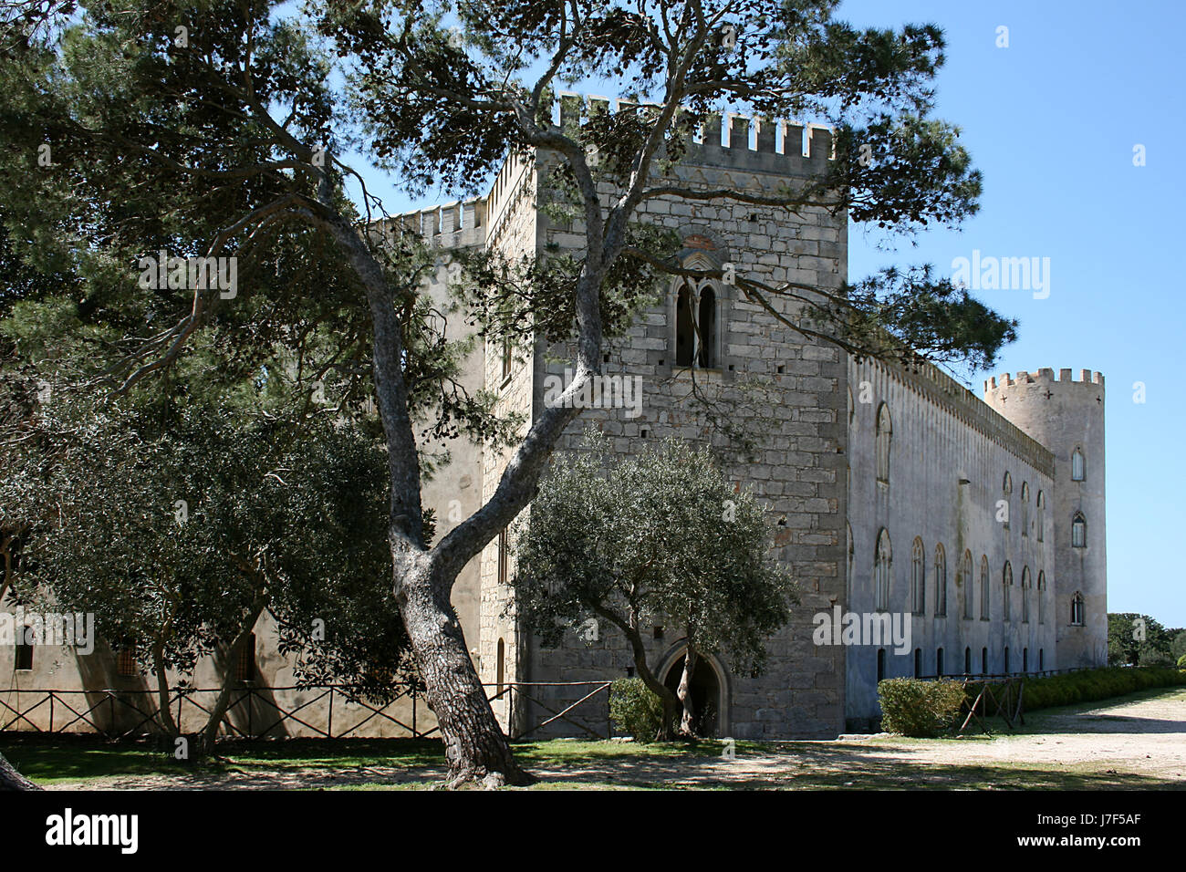 Castello di Donnafugata (Sicilia) Foto Stock