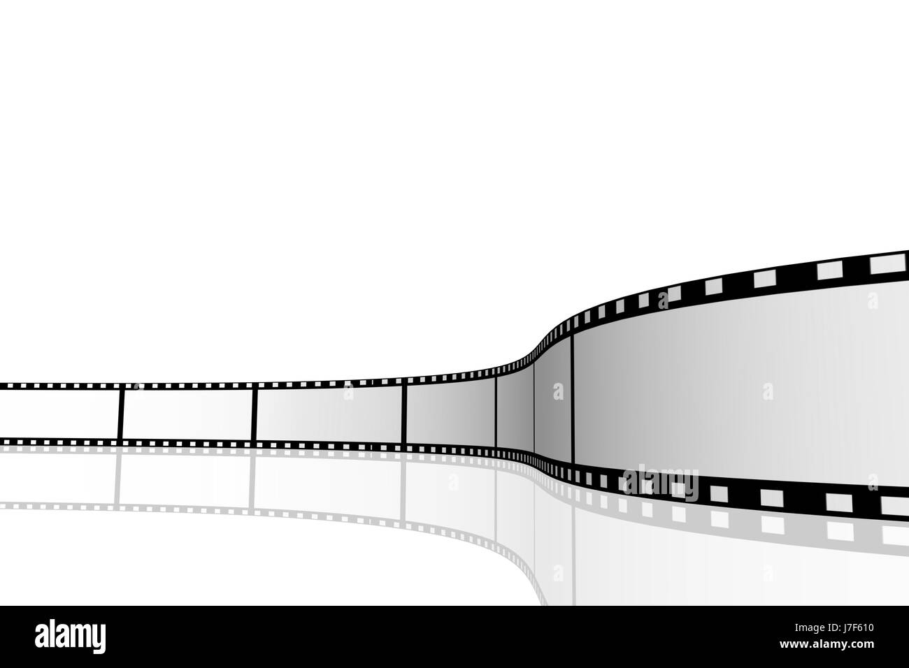 Oggetto illustrazione isolato cinema video film film film oggetto dell'aspo Foto Stock