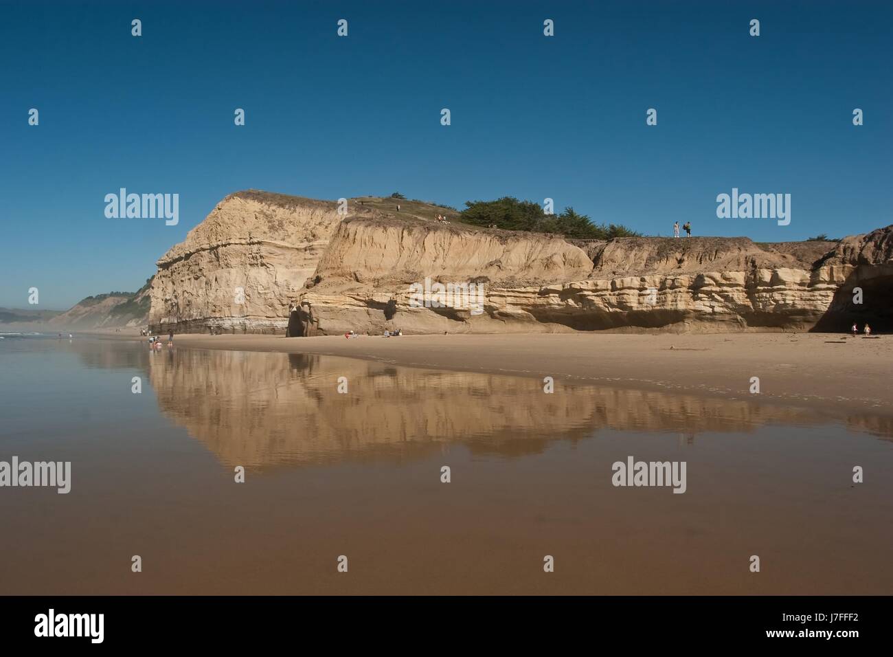 Viaggi montagne storico park beach mare spiaggia mare luna usa rock Foto Stock