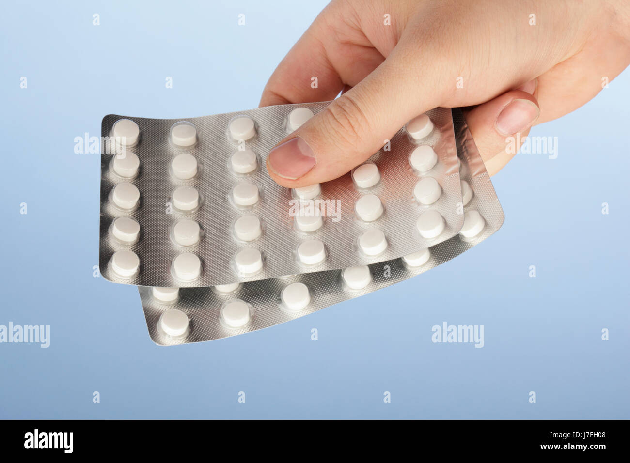 Oggetto salute oggetti medicalmente pacchetto medico pillole tenere compresse di pacchetti Foto Stock