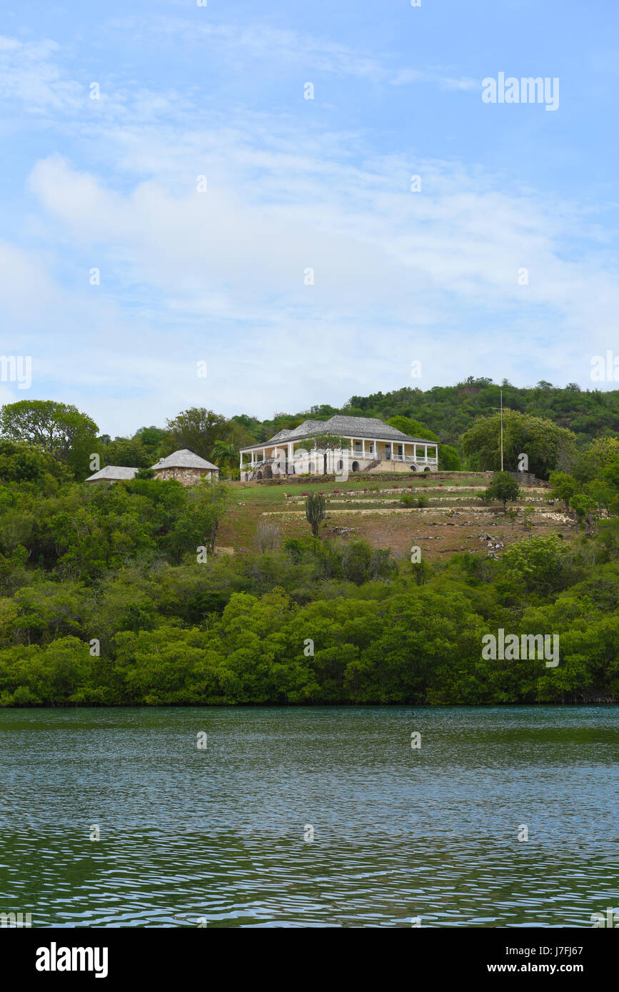 Nelson's Dockyard in English Harbour, Antigua, Isole Sottovento, West Indies, dei Caraibi e America centrale Foto Stock