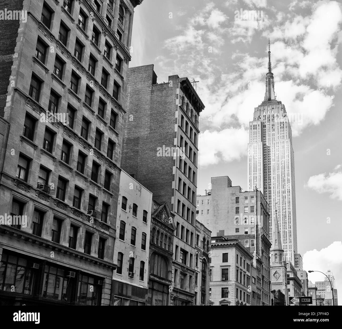 Gli edifici della città della città americana america attrazione rapporti aziendali business deal Foto Stock