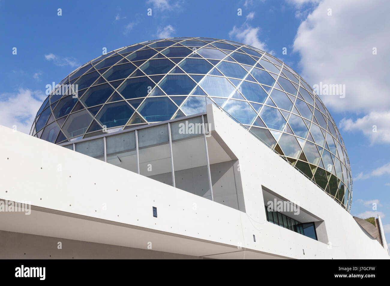 La Seine musicale, Centro eventi, concert hall, Cours de l'Île Seguin, Boulogne-Billancourt, nei pressi di Parigi, Francia Foto Stock