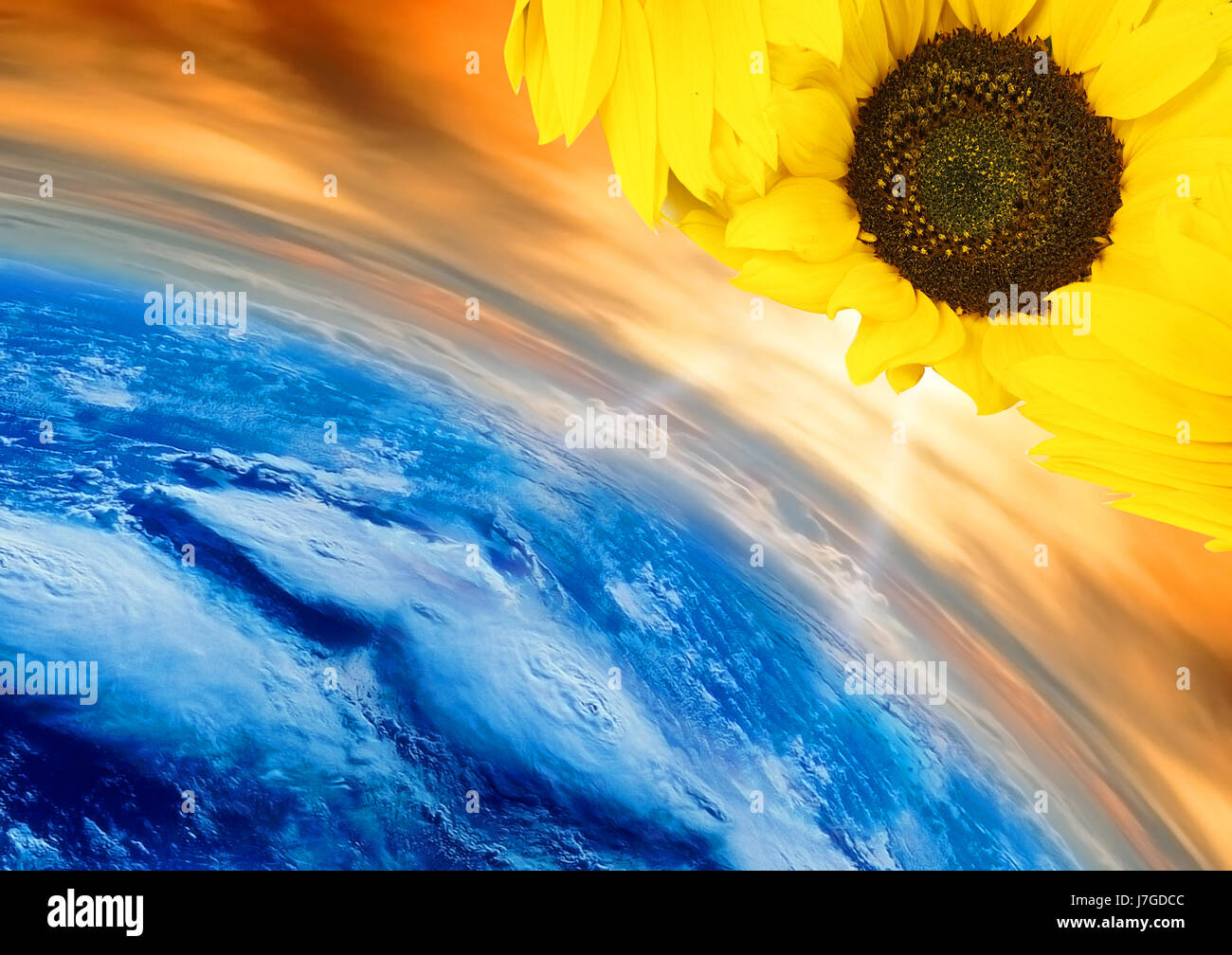 Eruzione solare mondo pianeta terra mappa Mondo atlas mappa del mondo risplende shine Foto Stock