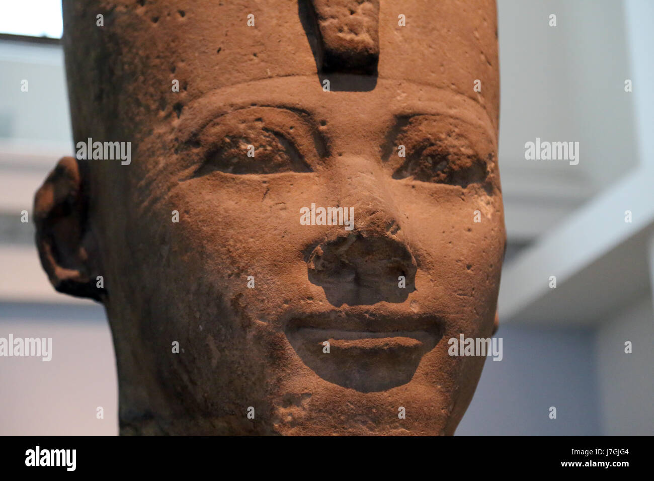 Il faraone Thutmosi I. XVIII dinastia. (Circa 1504-1492). Tebe, Karnak e il tempio di Amon-Ra. British Museum. Londra. GBR Foto Stock