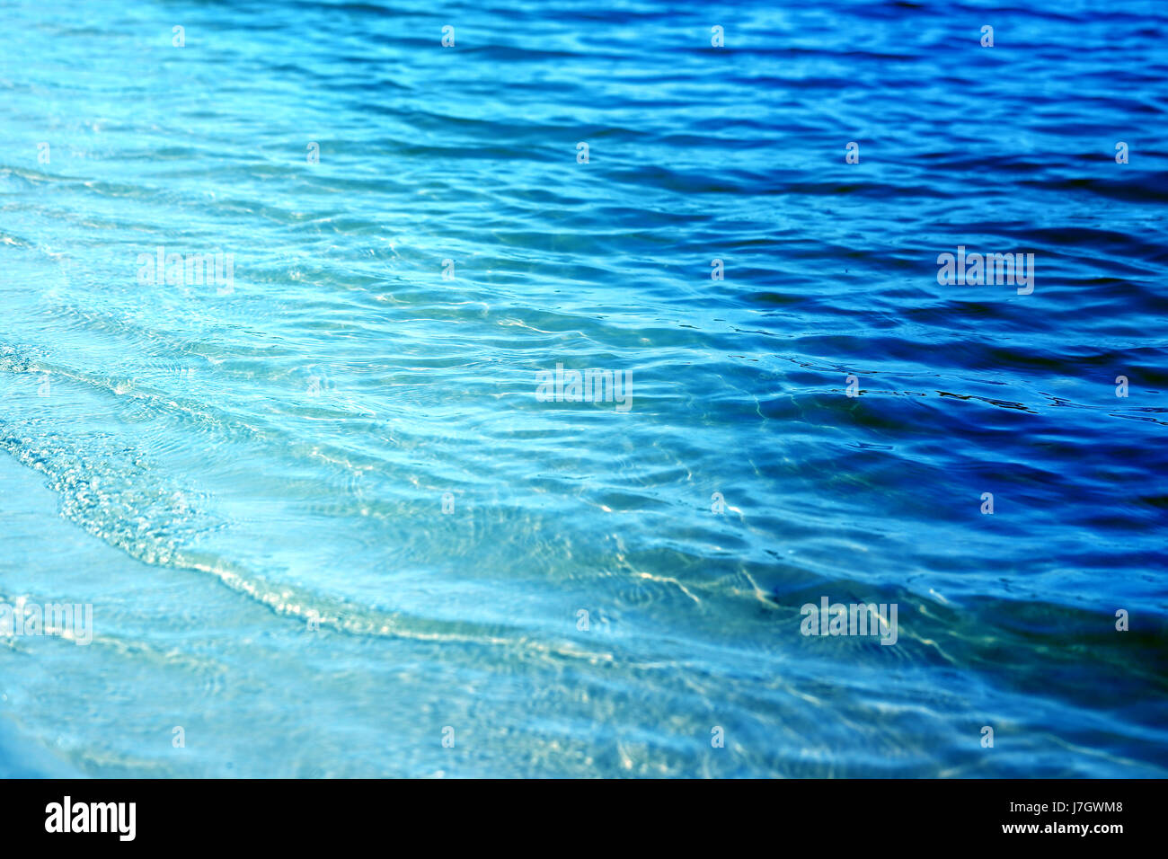 Blu acqua meravigliosa Foto Stock