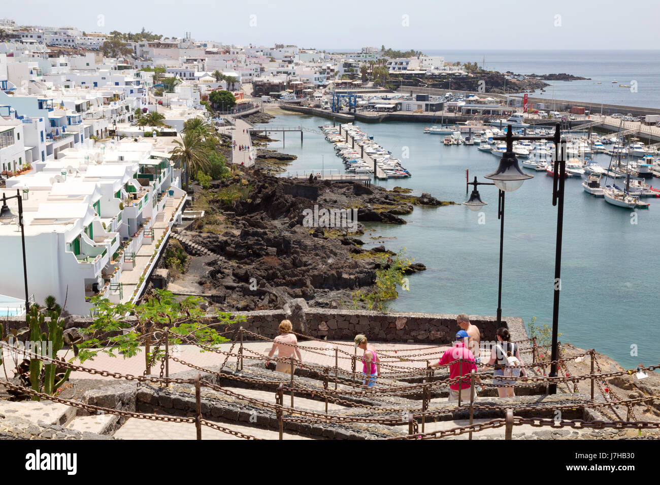 Puerto del Carmen, Lanzarote, Isole Canarie Europa Foto Stock