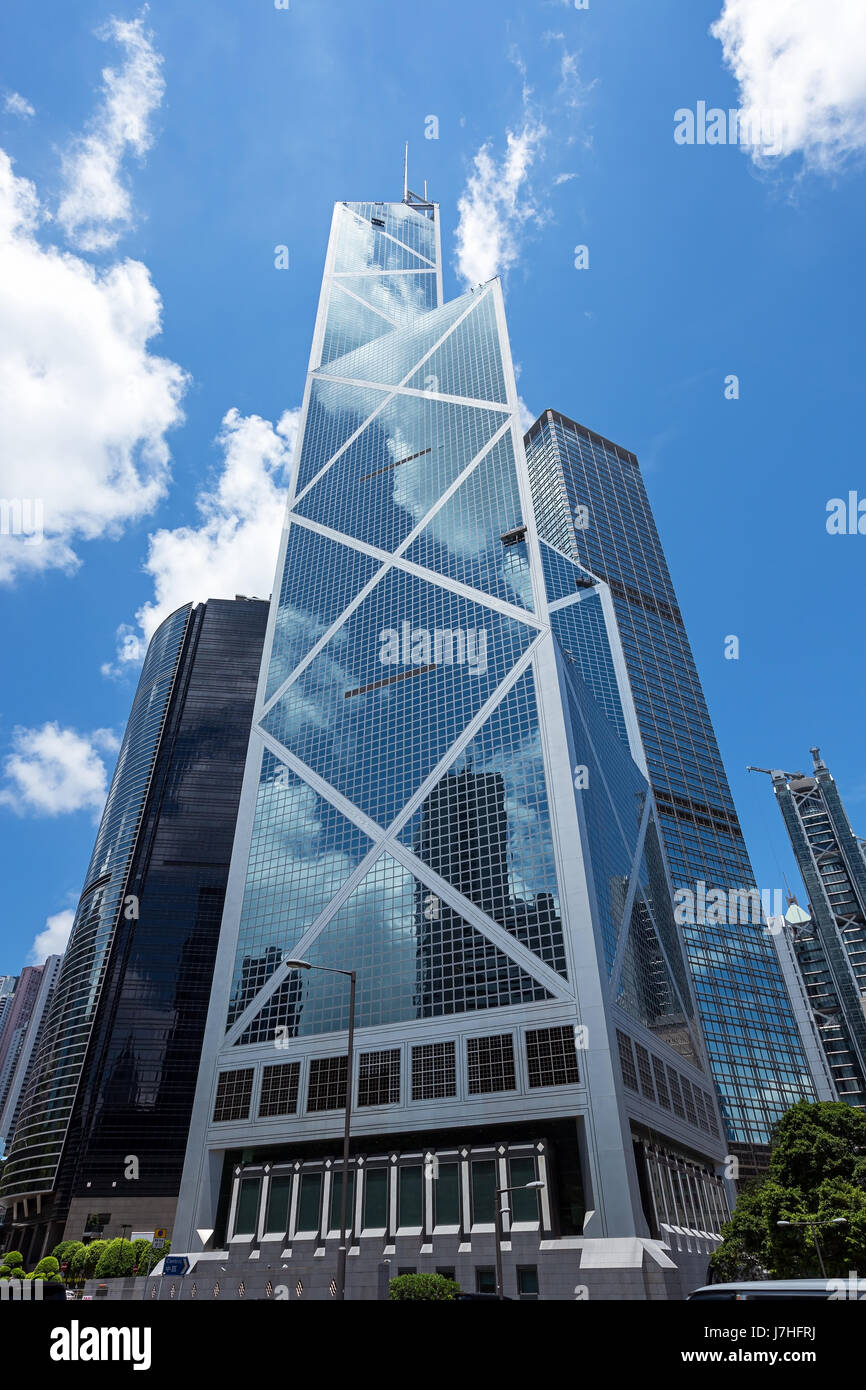 Hong Kong grattacielo Foto Stock