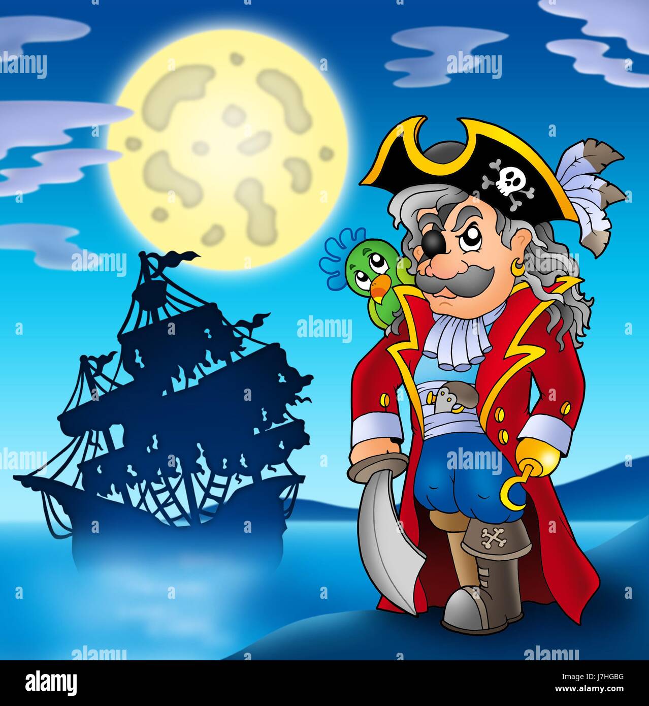 Maschio di persona maschile pirati buccaneer pirata uomo uomo gli esseri umani persone Foto Stock