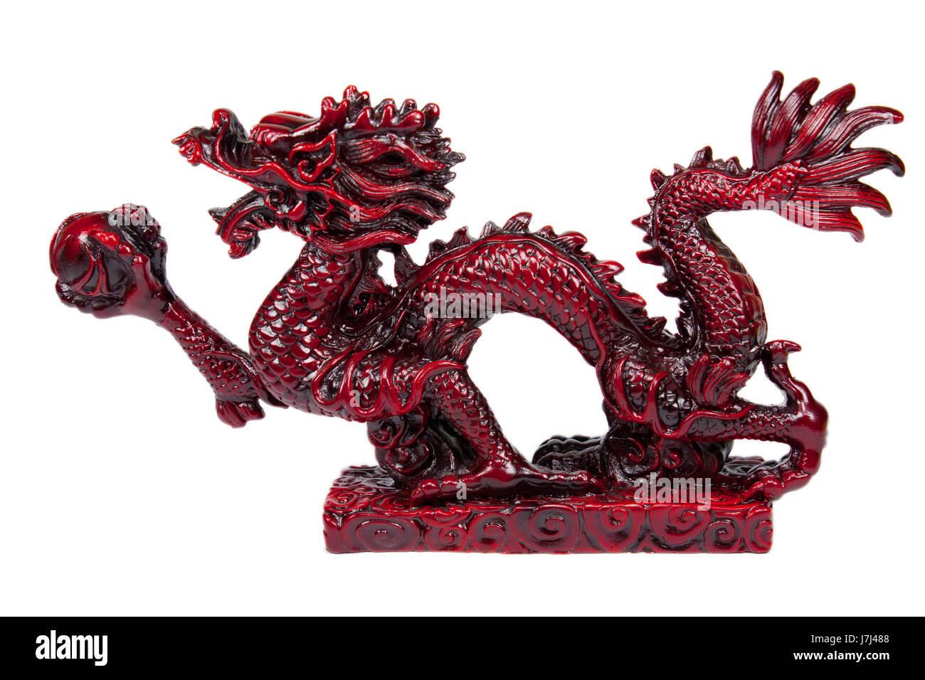 Cultura oggetto isolato dragon decorativo oggetto orientali religione di viaggio Foto Stock