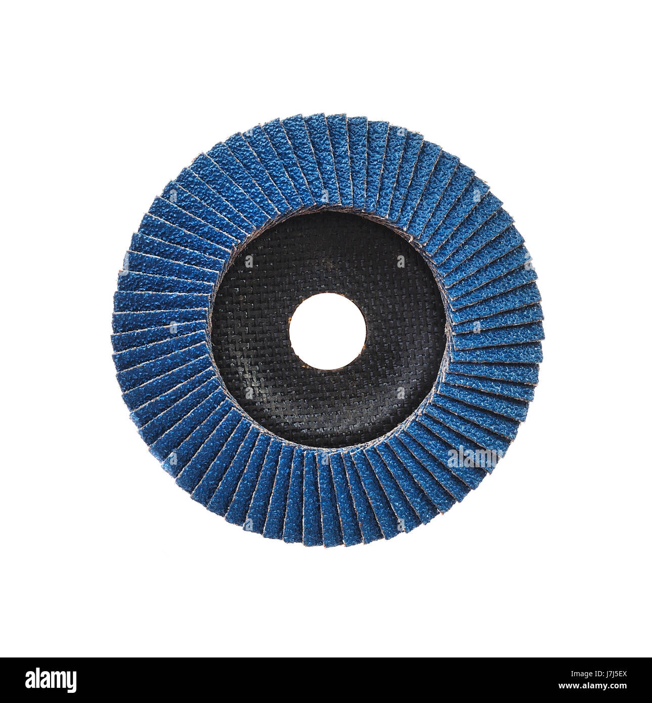 Isolato smerigliatrice a disco abrasivo con carta vetrata vicino strumento  blu oggetto oggetti strumenti Foto stock - Alamy