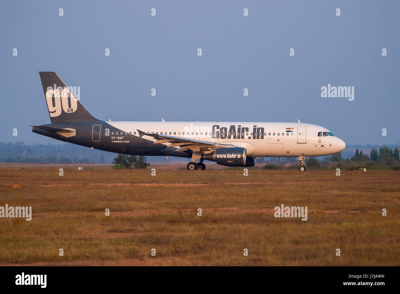 Go Air India Airbus 320 Foto Stock