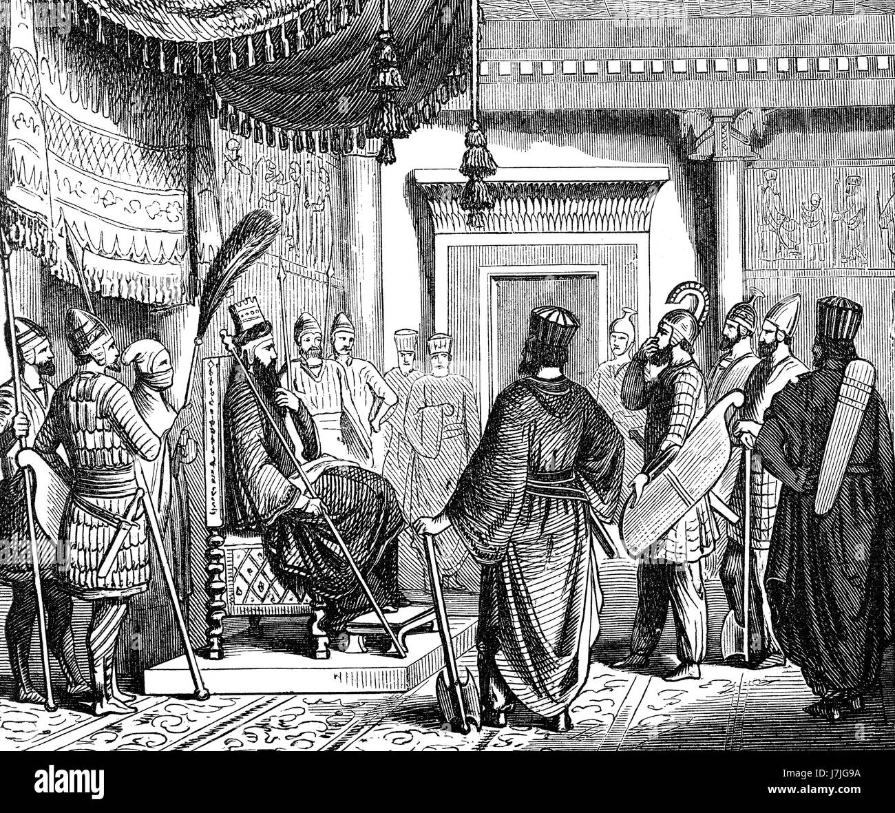 Ciro il Grande re dei Persiani Impero achemenide Foto Stock